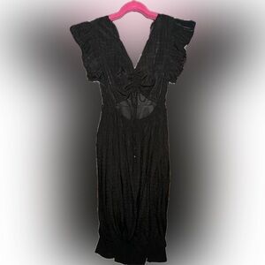 Entro Black Maxi Dress